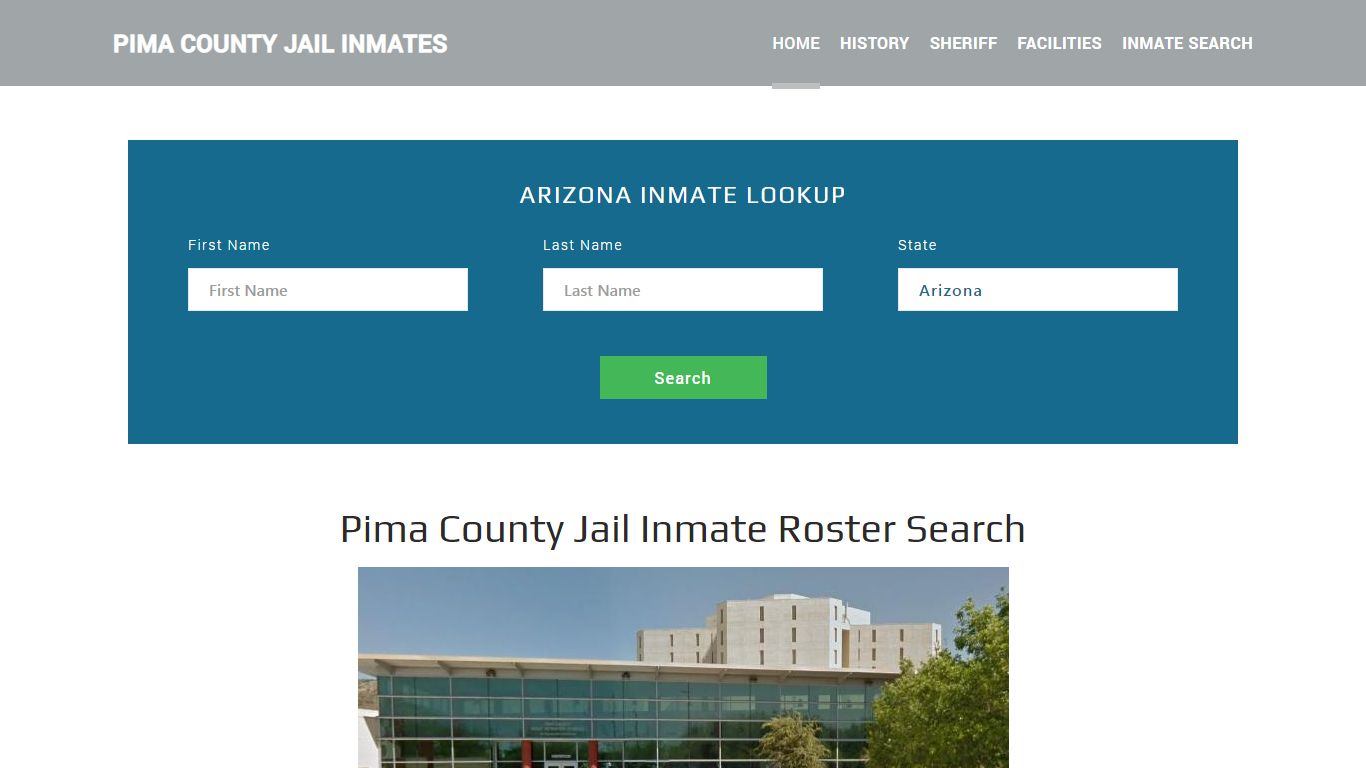 Pima County Jail Inmate Roster Lookup, Tuscon, AZ